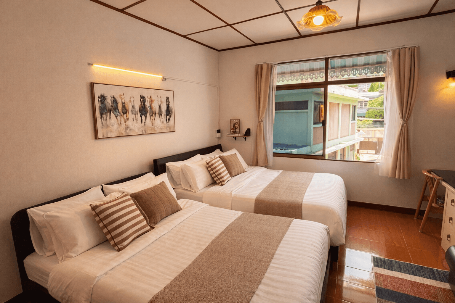 CozyOnTop boutique stay interior